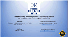 Desktop Screenshot of hoteldelrio.com.mx